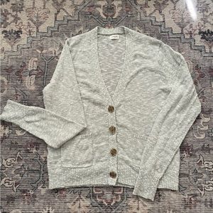 J.Crew seafoam green boyfriend cardigan